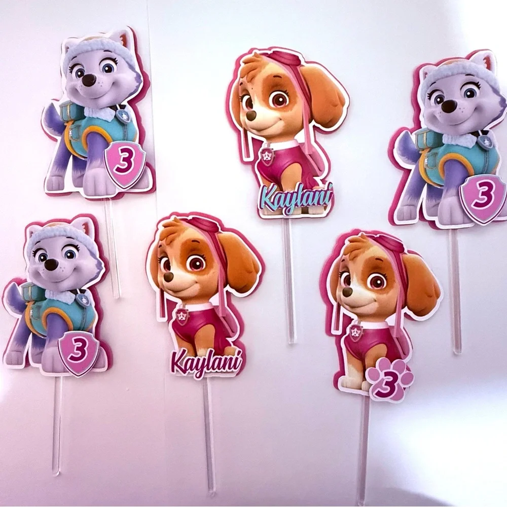 Paw Patrol Party cupCake Toppers - any theme